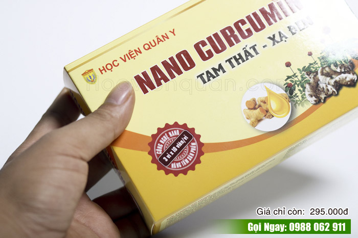 Viên uống Nano Curcumin Tam Thất Xạ Đen của HVQY