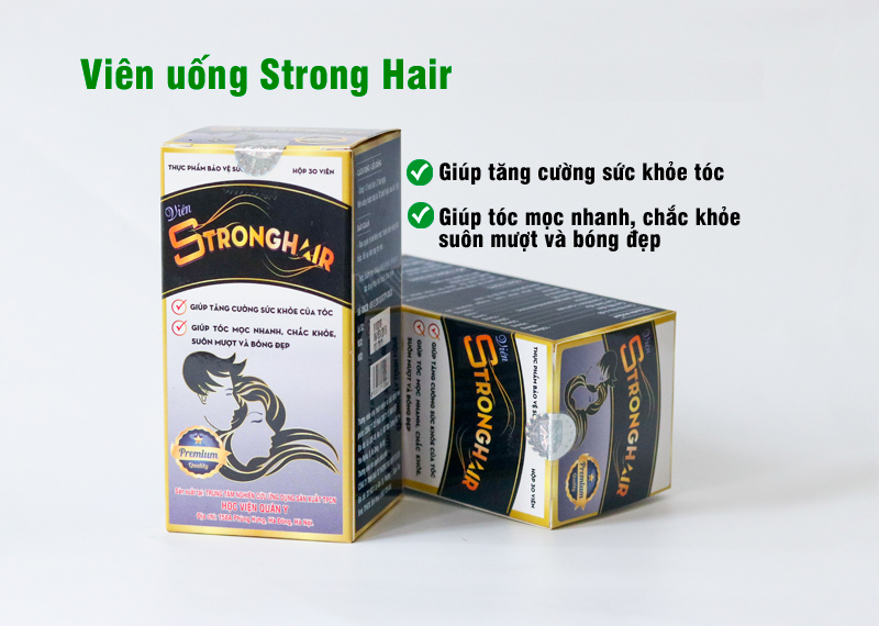 Viên uống Strong Hair của Học Viện Quân Y